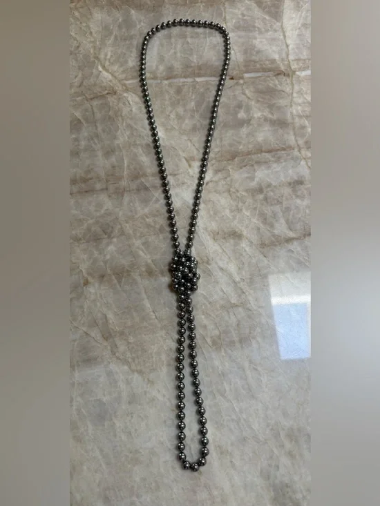 Majorica Continuous Tahitian Style Pearl Necklace - Picture 3 of 5